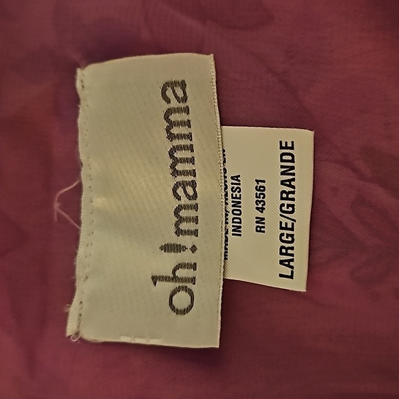 OH! MAMMA Floral Chiffon Ruffle Tie Back Flare Sleeve Fairycore Castlecore Top - Picture 9 of 11